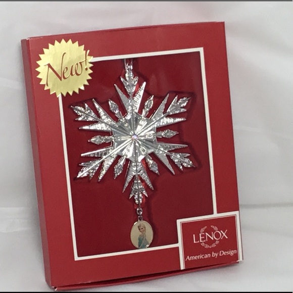 Lenox Disney Frozen Elsa Charm Snowflake Ornament - Picture 4 of 8